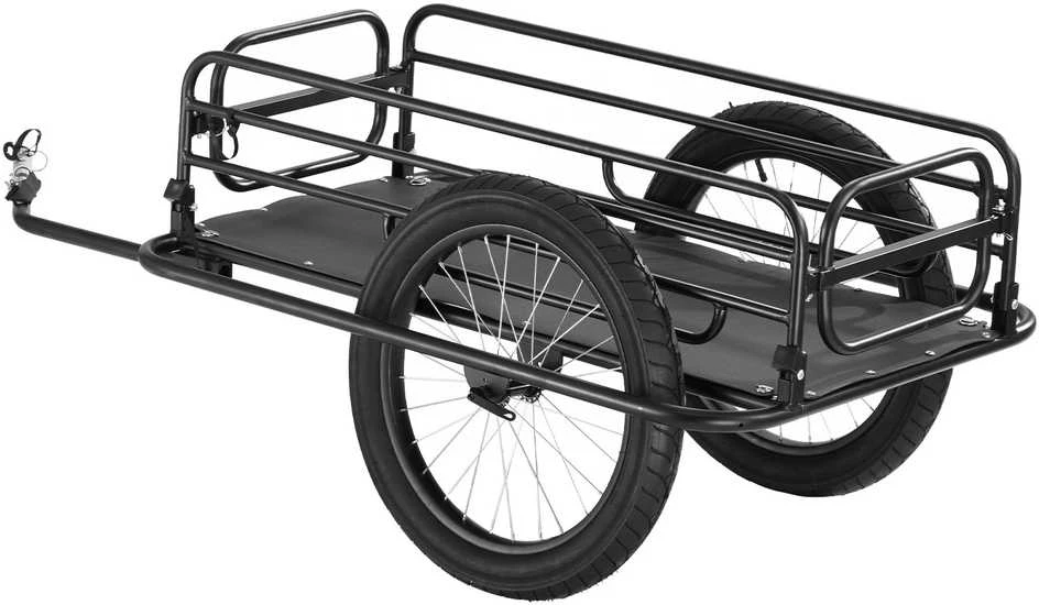 VEVOR Dviračio priekaba kroviniui, 125 kg talpa