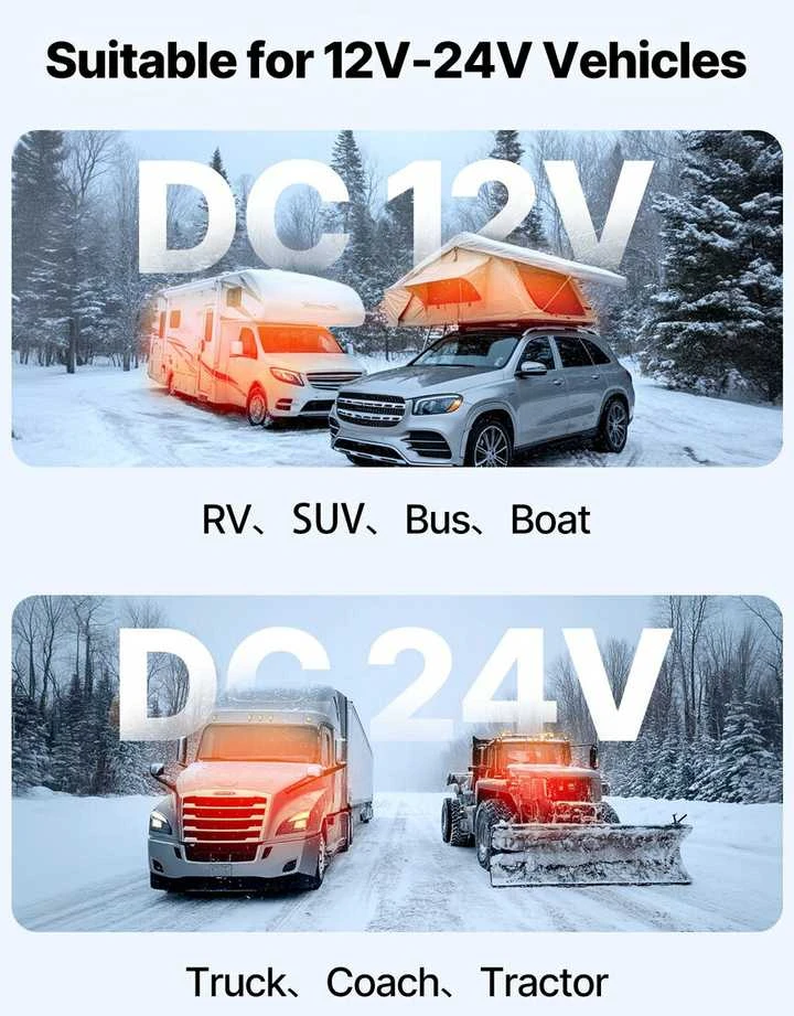 Vevor Dyzelinis oro šildytuvas 8 kW su 10L baku