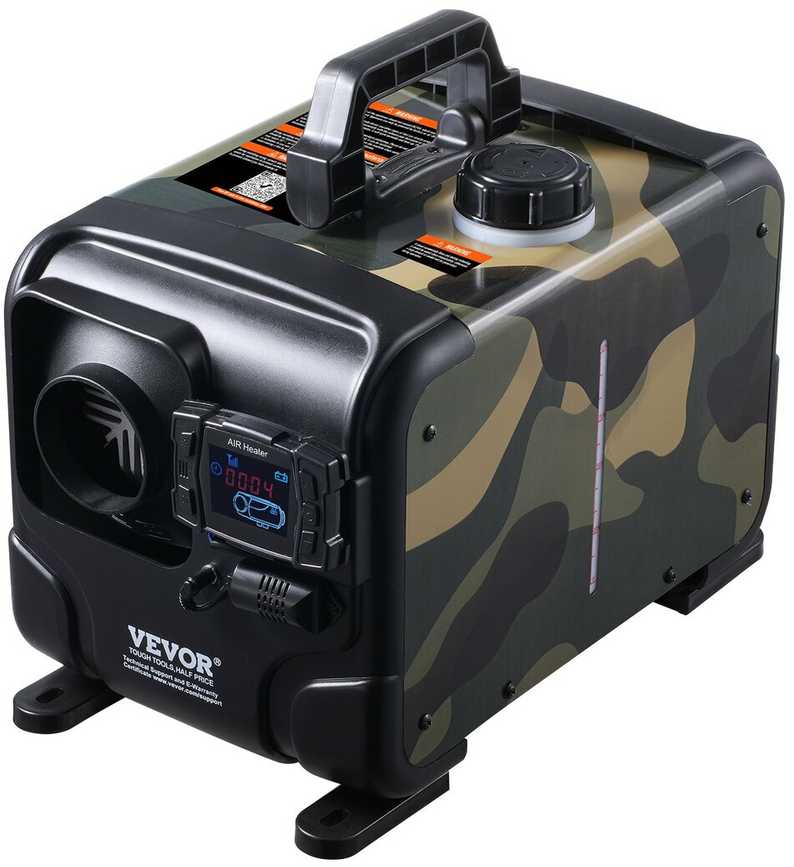 Vevor Dyzelinis oro šildytuvas 8 kW su Bluetooth