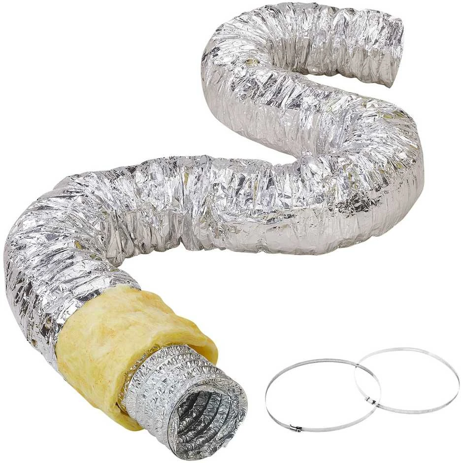 Vevor Džiovintuvo ventiliacijos žarna 127 mm, izoliuota