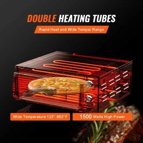 VEVOR Elektrinė stalviršio picos krosnelė 1500W