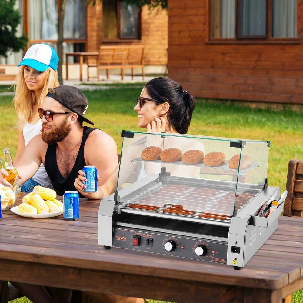 VEVOR Elektrinė 30 dešrelių grilis su 11 volelių
