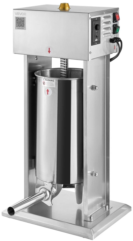 VEVOR Elektrinė dešrų užpildymo mašina, 15 l, vertikali