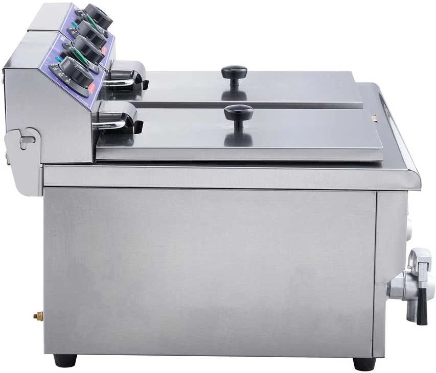 VEVOR Elektrinė dviguba gruzdintuvė, 6000W