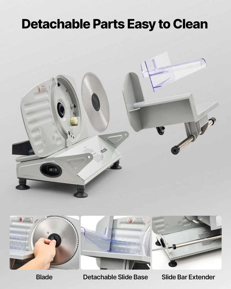 Vevor Elektrinė mėsmalė su 170 mm ašmenimis