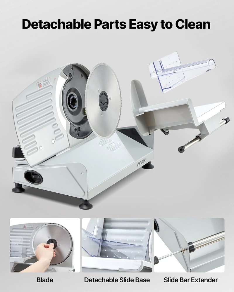 VEVOR Elektrinė mėsos pjaustyklė 190 mm