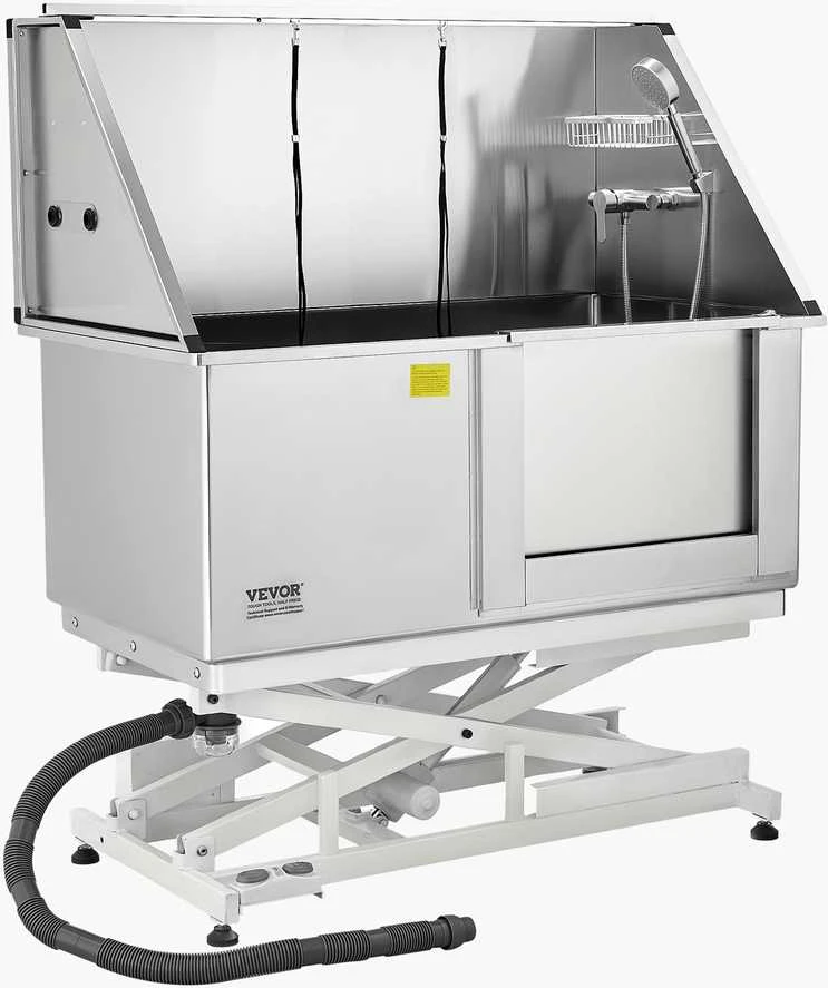 VEVOR Elektrinė šunų vonia su nerūdijančio plieno filtru