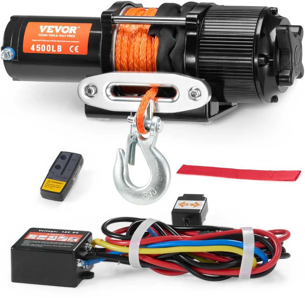 VEVOR Elektrinis gervė ATV UTV 2041 kg lynas