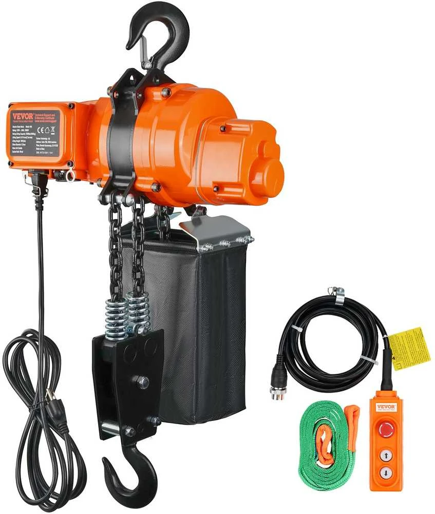 VEVOR Elektrinis grandininis keltuvas 998 kg 3 m