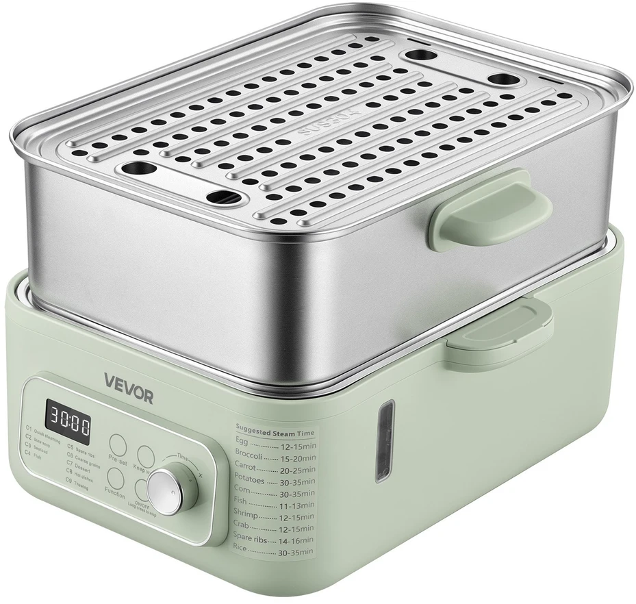 VEVOR Elektrinis maisto garintuvas 13 l, 2 aukštų