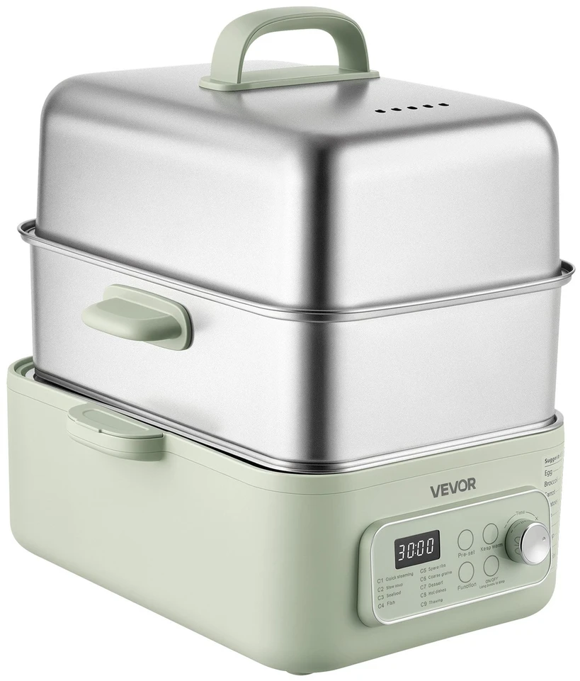 VEVOR Elektrinis maisto garintuvas 13 l, 2 aukštų