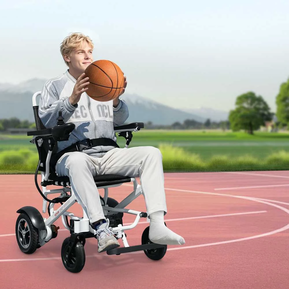 Vevor Elektrinis neįgaliųjų vežimėlis 136 kg talpa