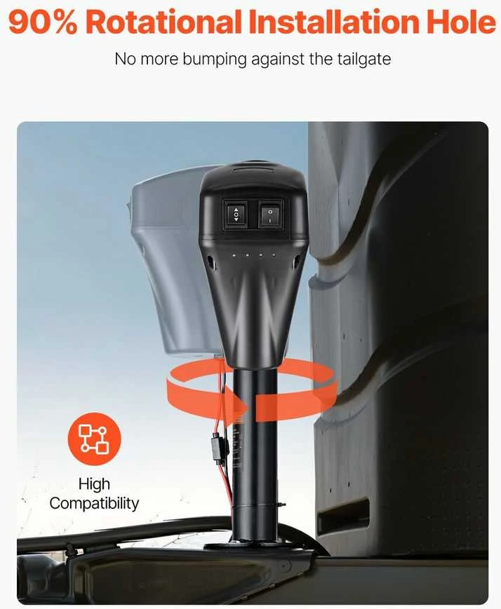 VEVOR Elektrinis priekabos kėliklis 2267 kg RV ir kemperiui