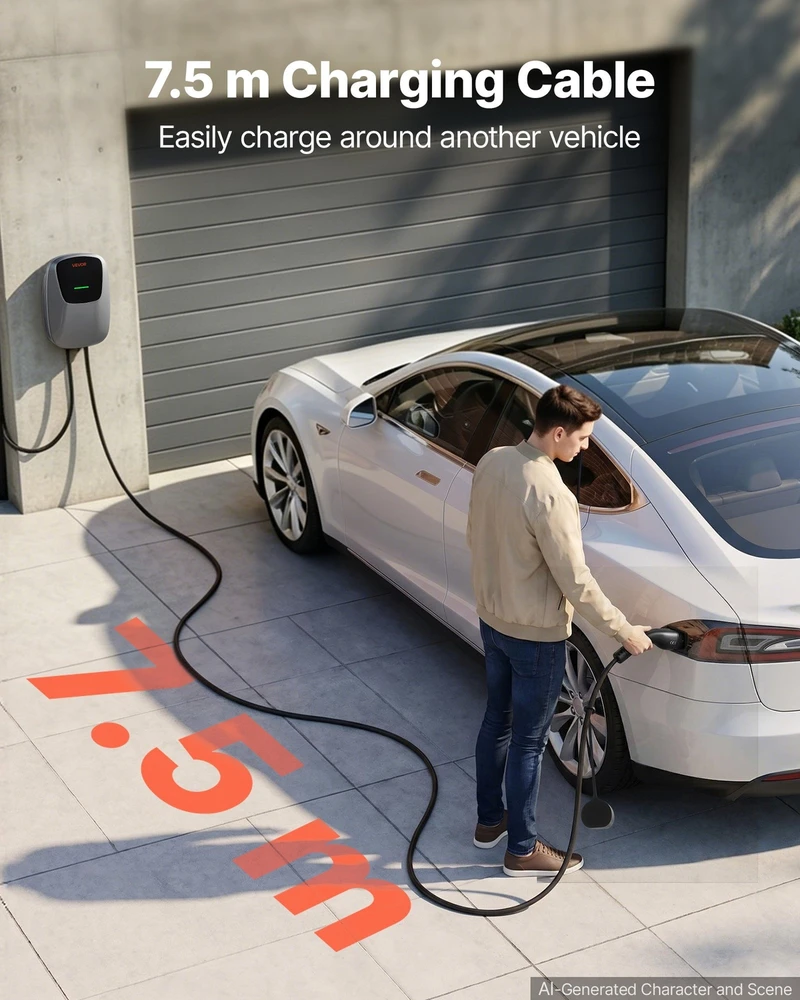 VEVOR Elektromobilio įkrovimo stotelė 11 kW
