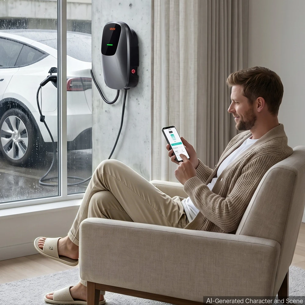 VEVOR Elektromobilio įkrovimo stotelė 11 kW