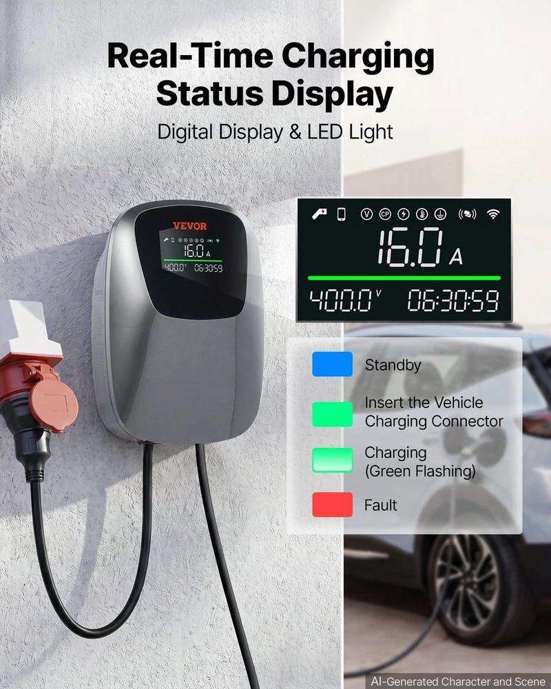 Elektromobilio įkrovimo stotelė 11 kW