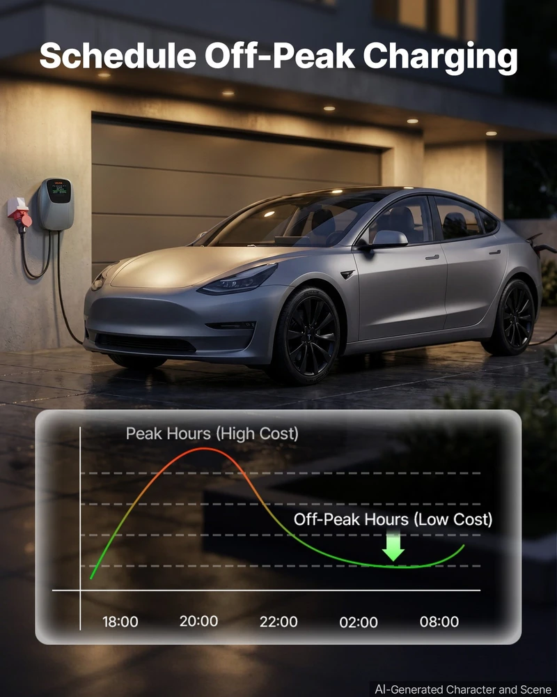 VEVOR Elektromobilio įkrovimo stotelė 22 kW