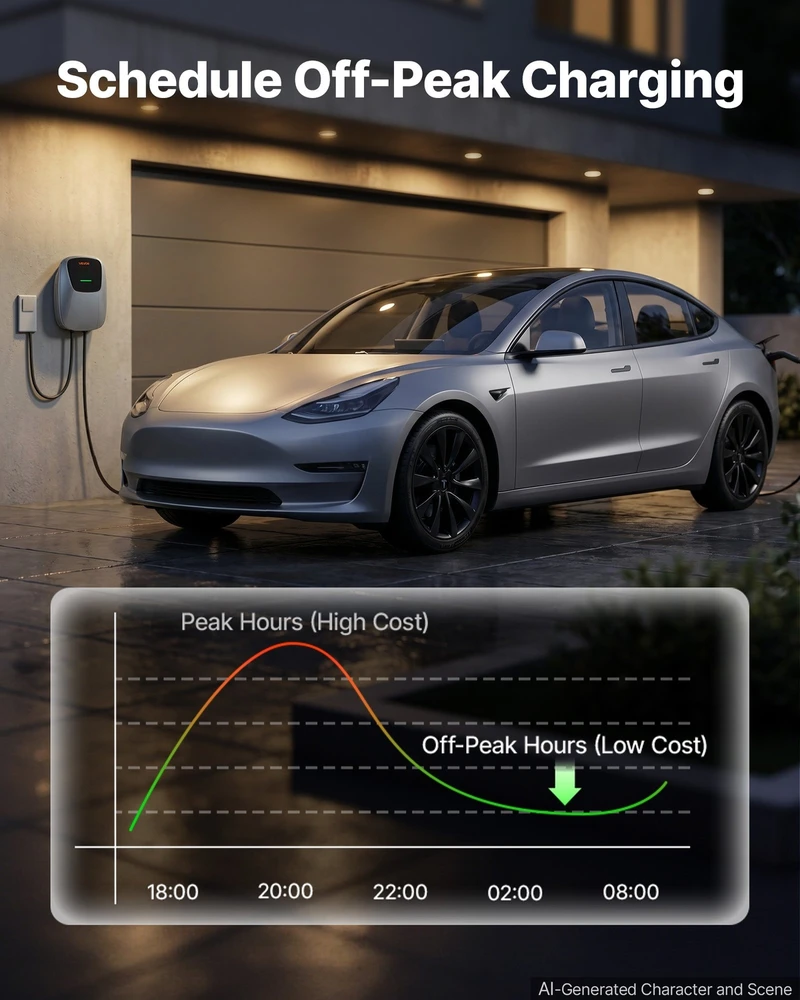 VEVOR Elektromobilio įkrovimo stotelė 7 kW