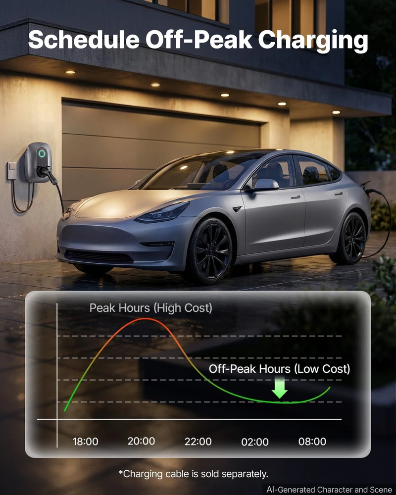 VEVOR Elektromobilio įkrovimo stotelė 7 kW