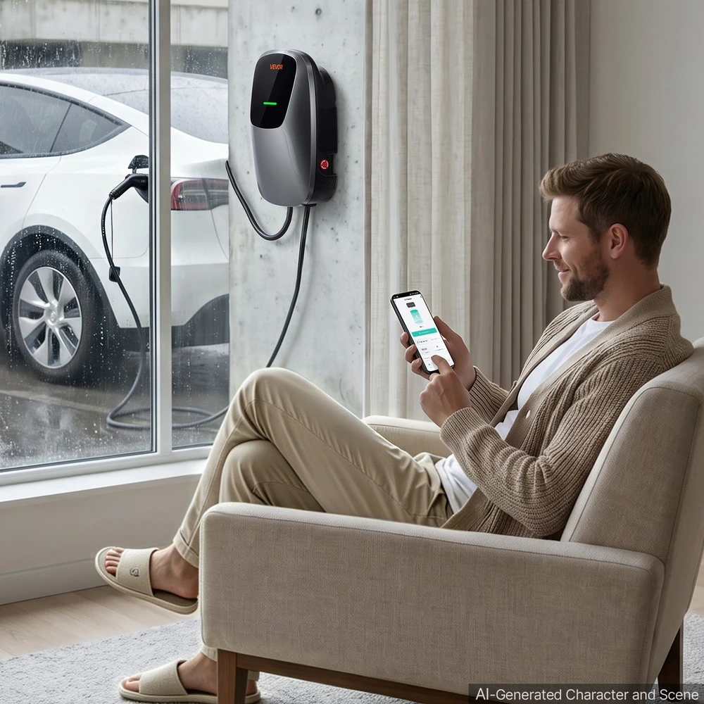 VEVOR Elektromobilių įkrovimo stotelė 11 kW
