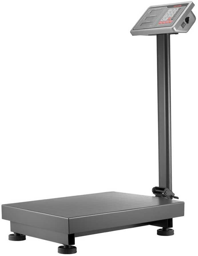 VEVOR Elektroninės platforminės svarstyklės 300 kg, tikslumas 50 g