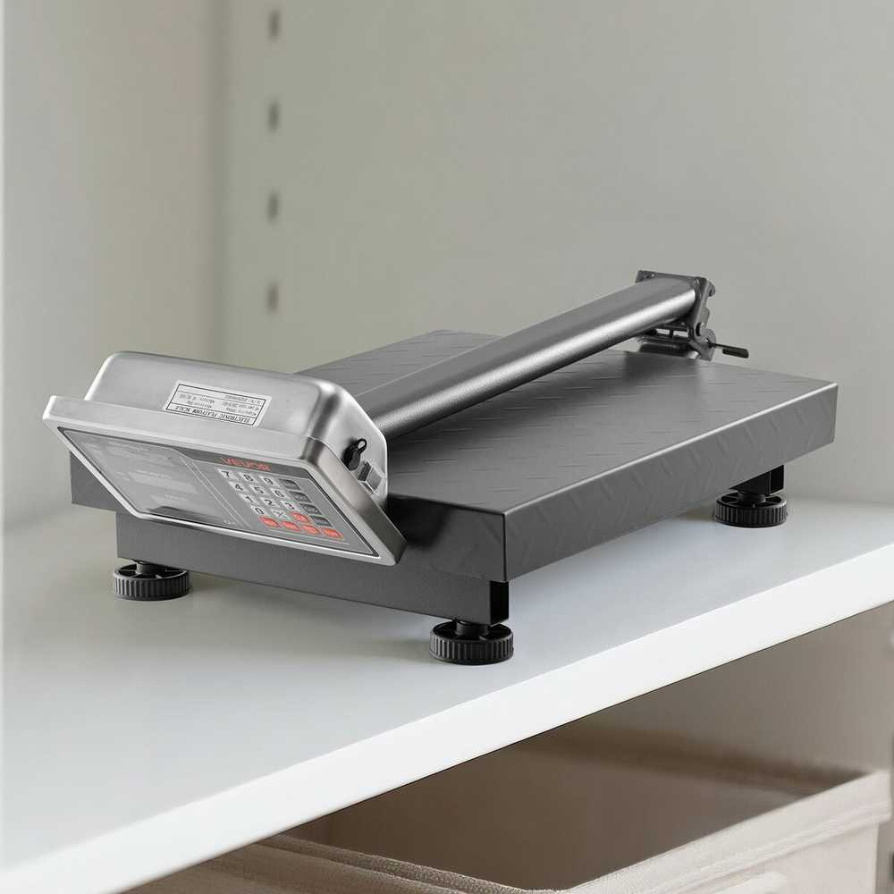 VEVOR Elektroninės platforminės svarstyklės 300 kg, tikslumas 50 g