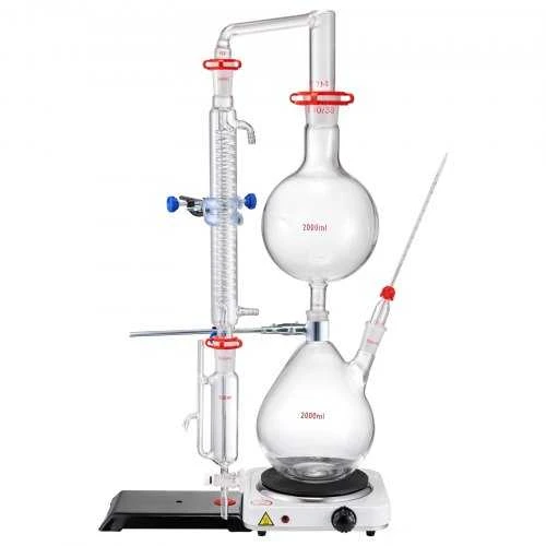 Vevor Eterinio aliejaus distiliavimo rinkinys, 2000 ml