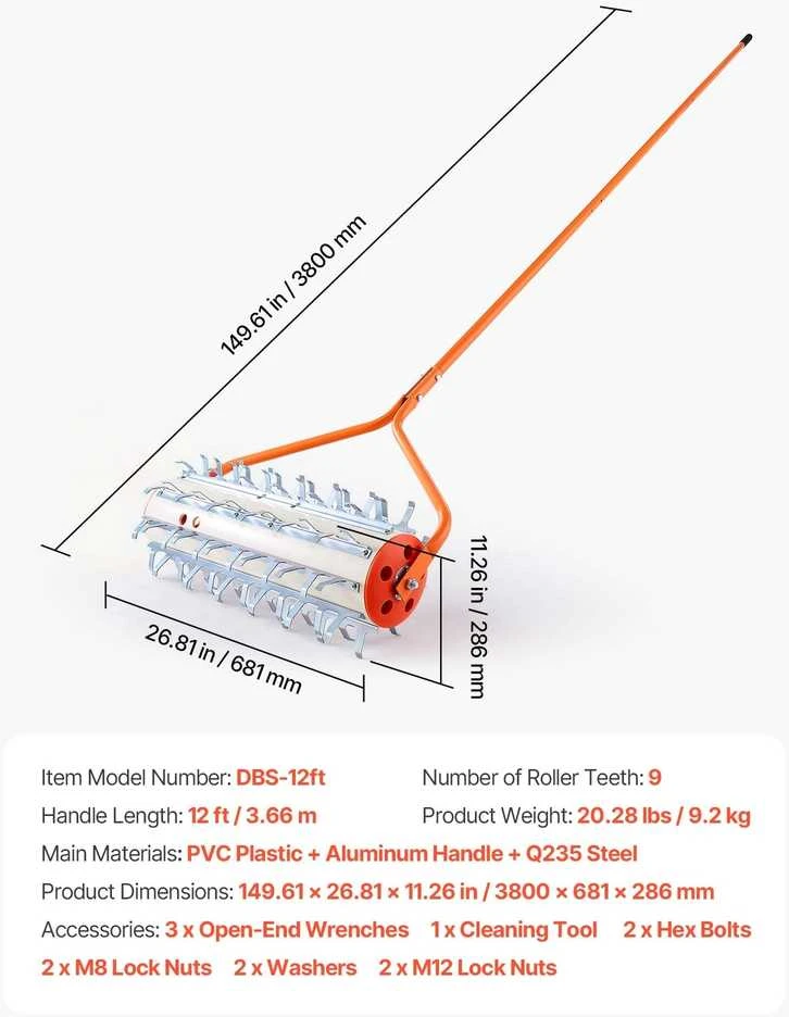 VEVOR Ežerų piktžolių valiklis 3.66 m