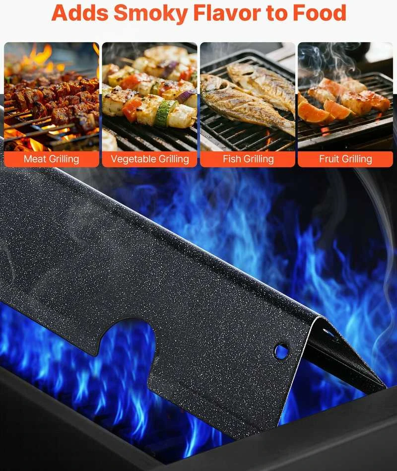 VEVOR Flavorizer juostos keitimas Weber Genesis kepsninėms