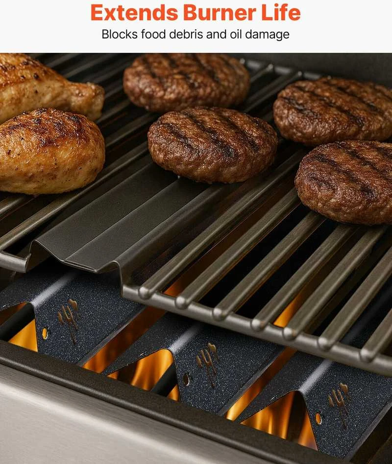 VEVOR Flavorizer juostos keitimas Weber Genesis kepsninėms
