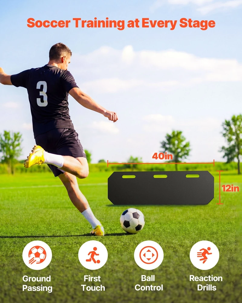 VEVOR Futbolo atmušimo lenta, 1000 x 300 mm