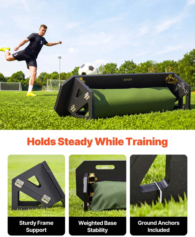VEVOR Futbolo atmušimo lenta, 1000 x 300 mm