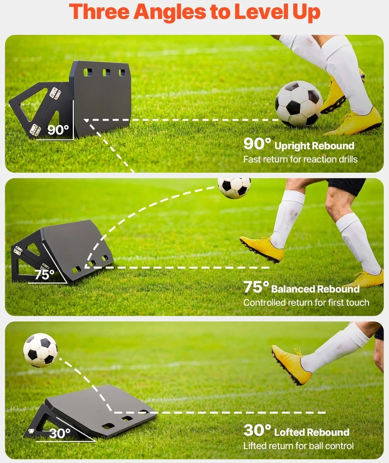 VEVOR Futbolo atmušimo lenta, 1000 x 300 mm