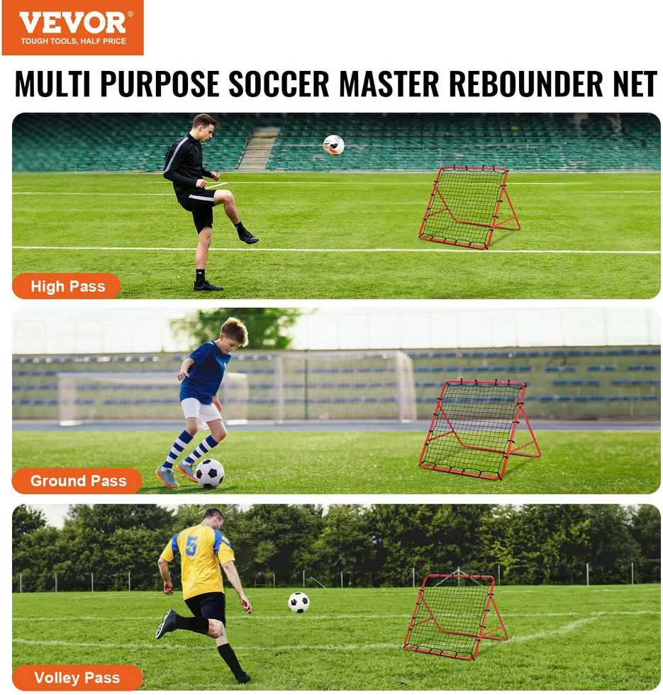 VEVOR Futbolo atmušimo tinklas 100x100 cm