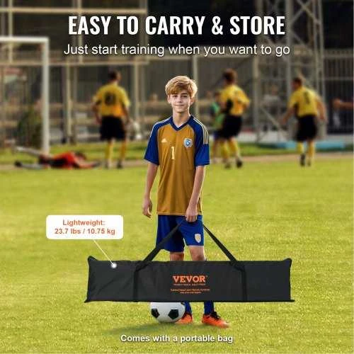 VEVOR Futbolo atšokimo tinklas 12x6 FT