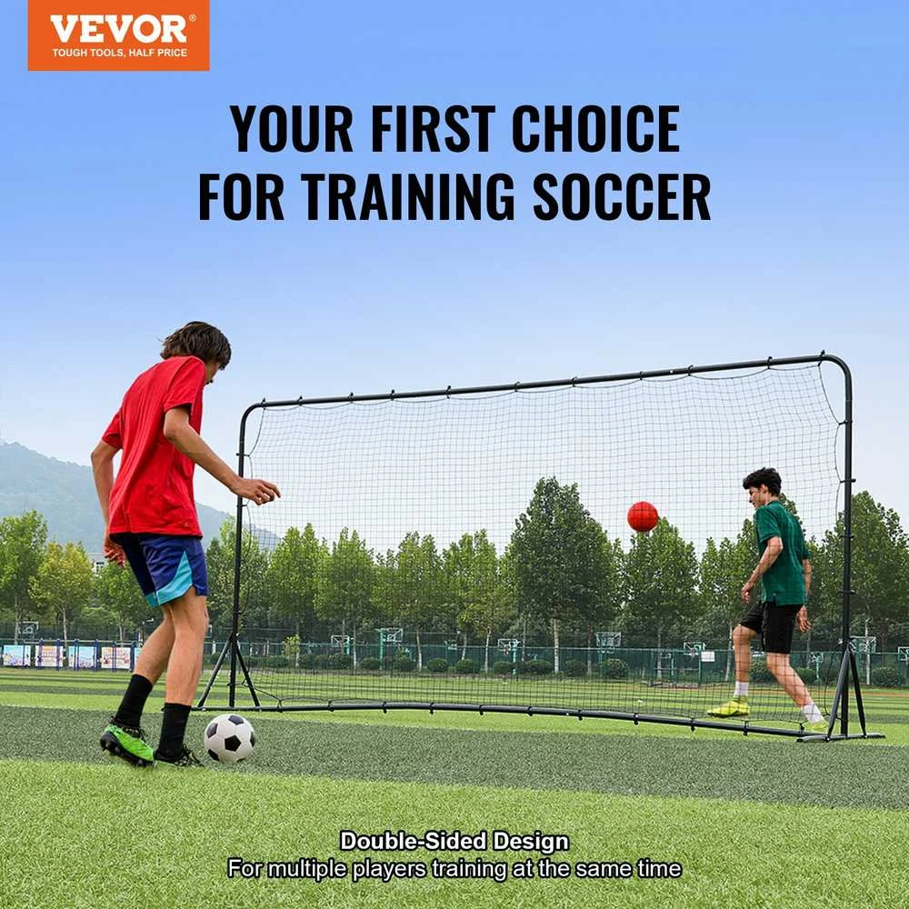 VEVOR Futbolo atšokimo tinklas 12x6 FT