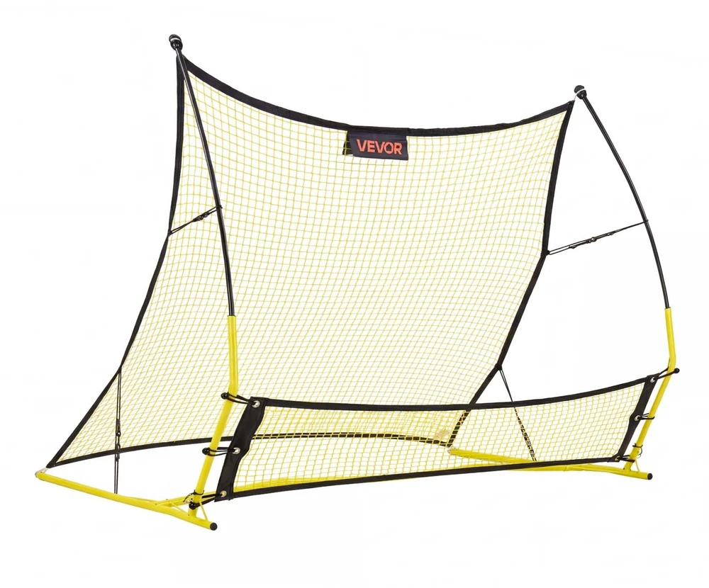 VEVOR Futbolo atšokimo tinklas 2in1, 1830 x 1085 mm