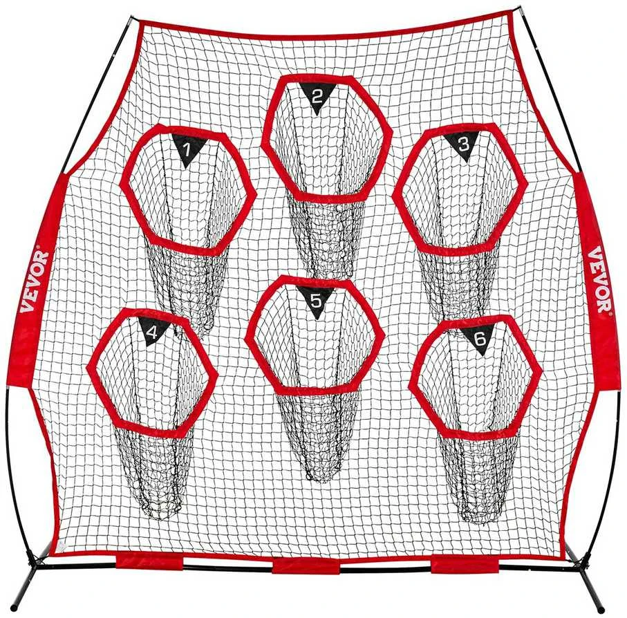 Vevor Futbolo treniruoklis su taikiniais 2.4x2.4m