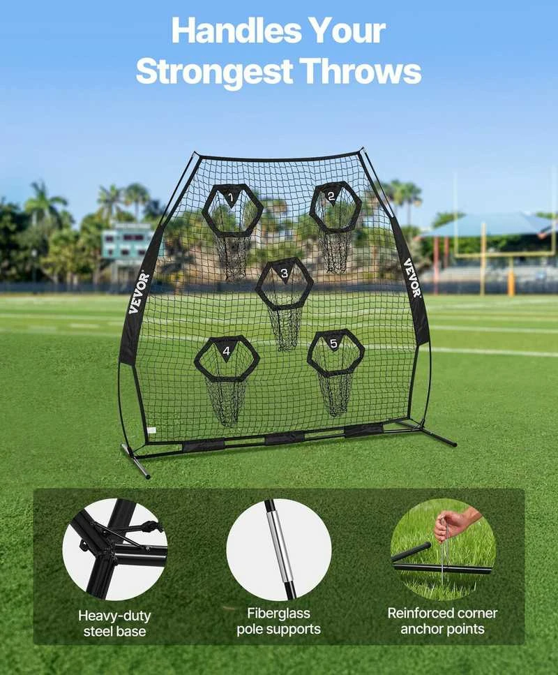 Vevor Futbolo treniruoklis su taikinių tinklu 2134 mm