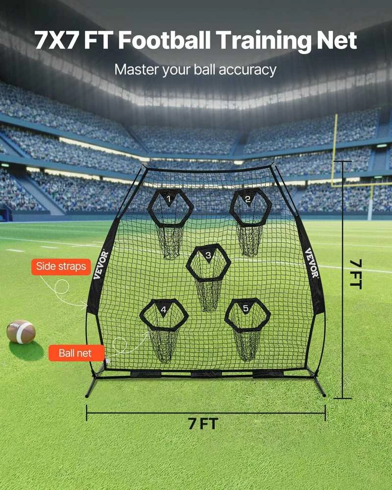 Vevor Futbolo treniruoklis su taikinių tinklu 2134 mm