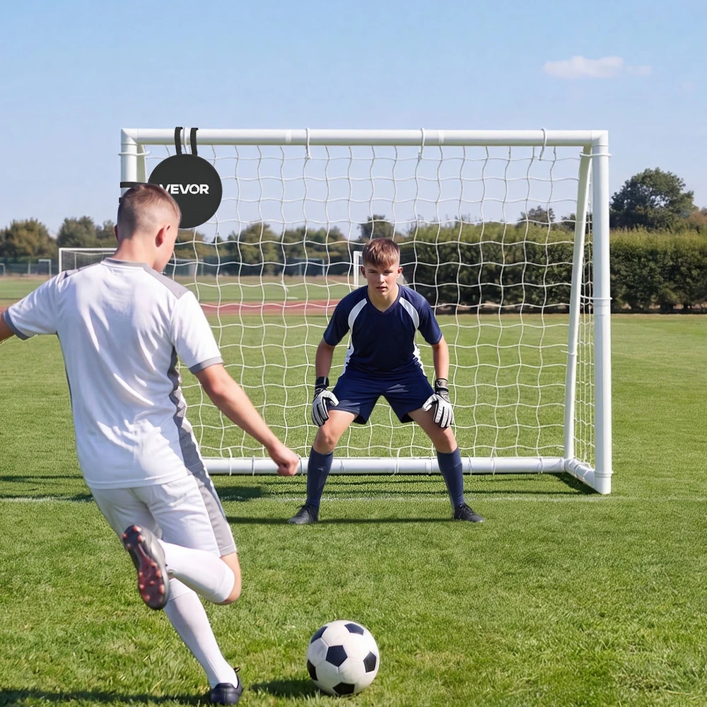 VEVOR Futbolo vartai 2,44 x 1,82 m iš PVC