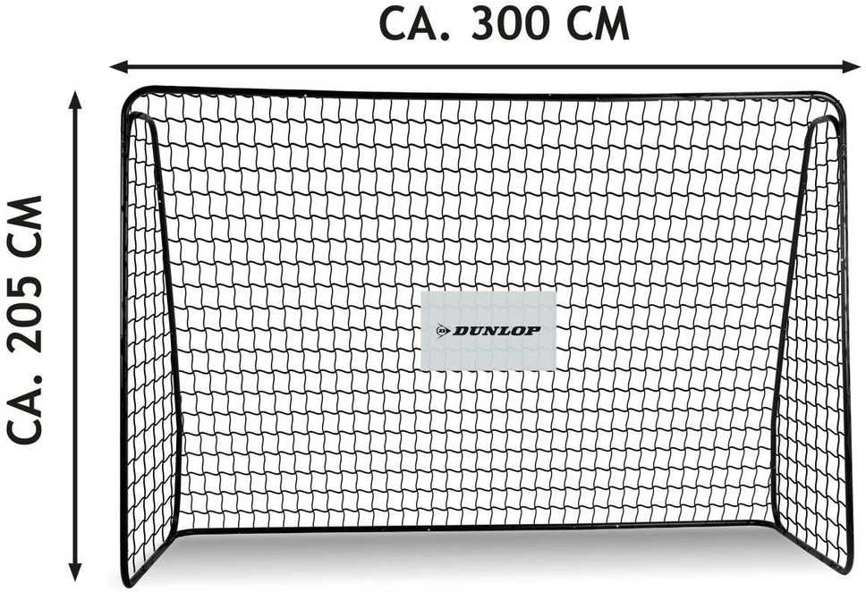 Dunlop Futbolo vartai su tinklu 300x205x120 cm