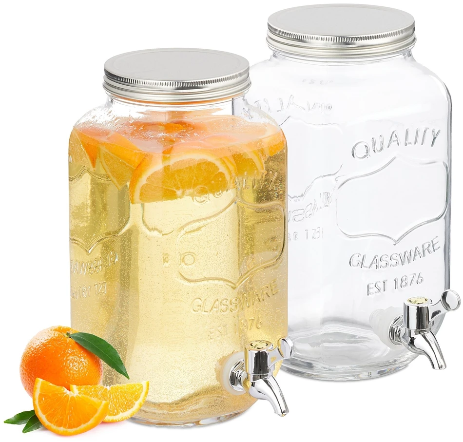 Gertuvė Relaxdays 2 gėrimų dozatorių rinkinys 3,5L