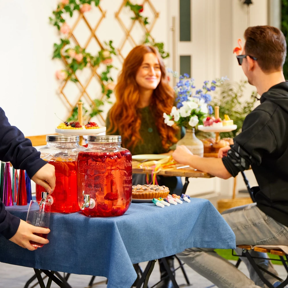 Gertuvė Relaxdays 2 gėrimų dozatorių rinkinys 4 l