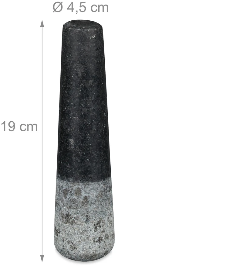 Relaxdays Granito grūstuvė su grūstuku 20 cm