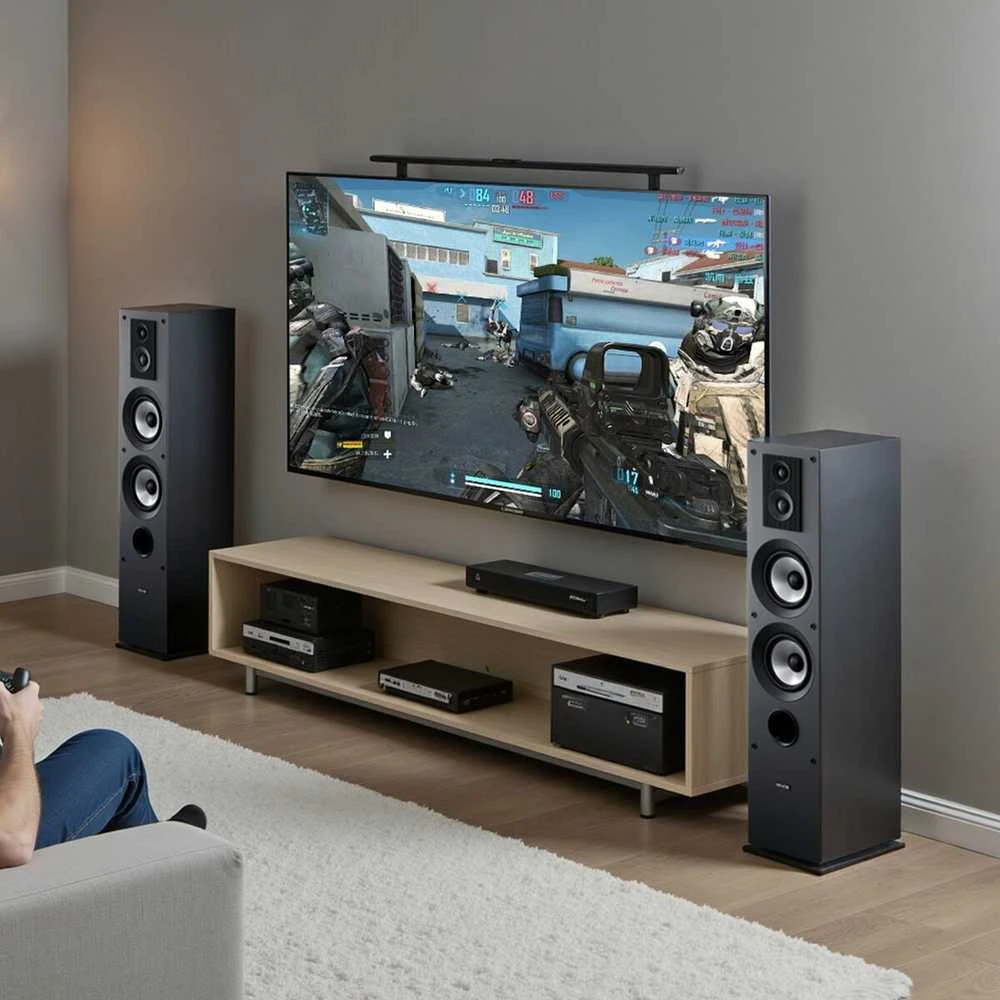 Namų kino sistema VEVOR grindinės trijų juostų kolonėlės 145 W