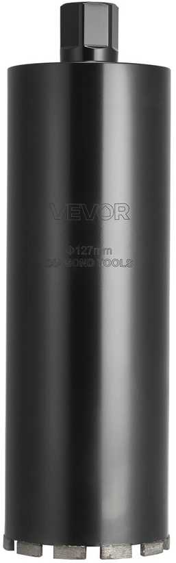 VEVOR Griovelio gręžtuvėlis betonui ir mūrui 127 mm