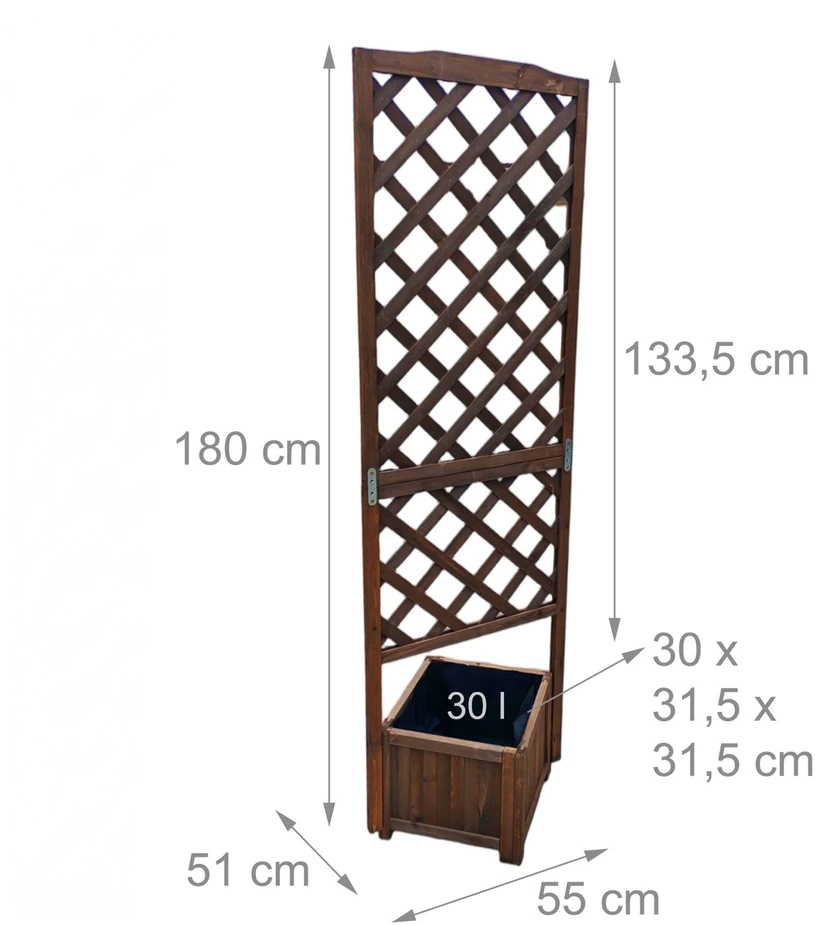 Grotelių vazonas 180 cm