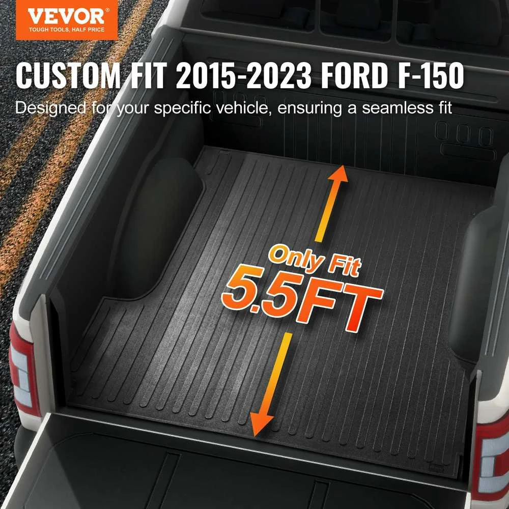 VEVOR gumine danga Ford F150 2015-2023 5.5 FT lovai