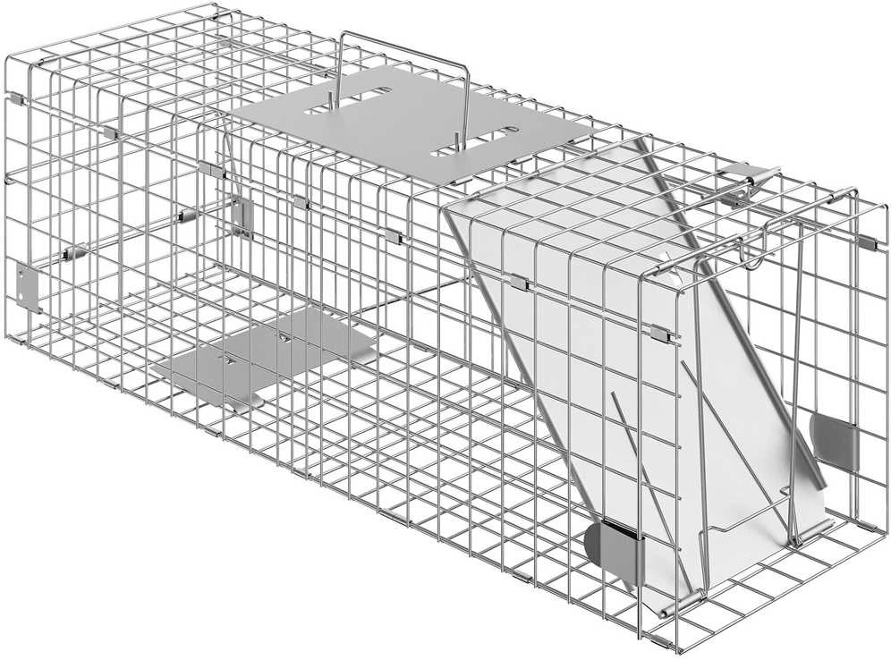 VEVOR Gyvūnų gaudyklė su rankena 61x20x20 cm